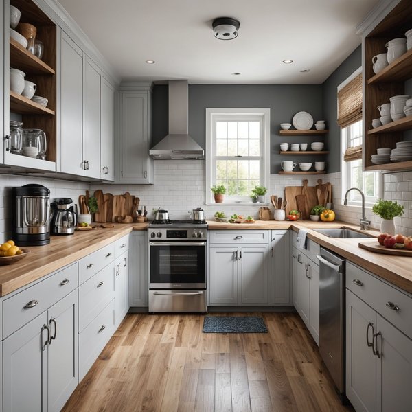 Comment concevoir un espace de rangement pour les appareils de cuisine encombrants et peu utilisés ?