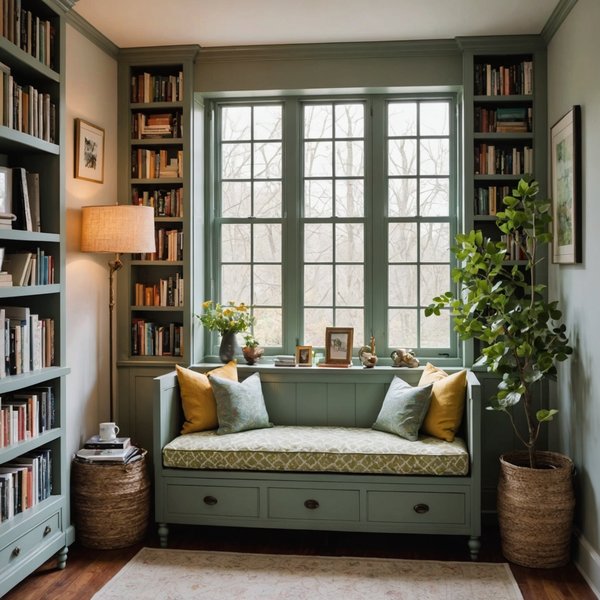 Quelles astuces pour un coin lecture cosy avec des meubles récupérés?