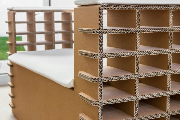 Meubles en carton écologiques et design : l'option moderne et éthique